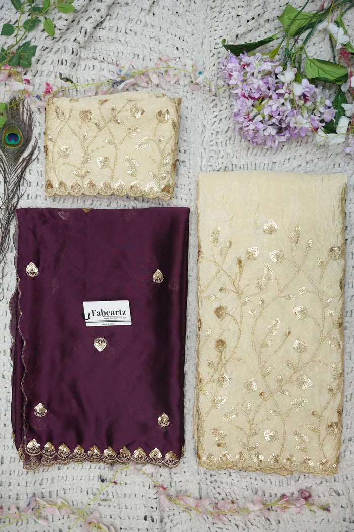 దక్షిణ భారత పండుగ సాంప్రదాయ హాఫ్ చీర (ఛవి) 