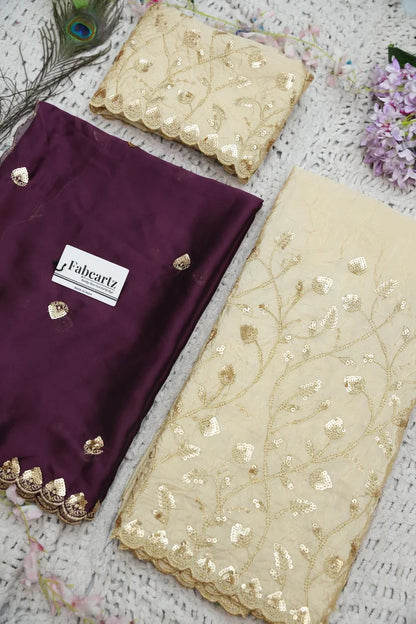 దక్షిణ భారత పండుగ సాంప్రదాయ హాఫ్ చీర (ఛవి) 