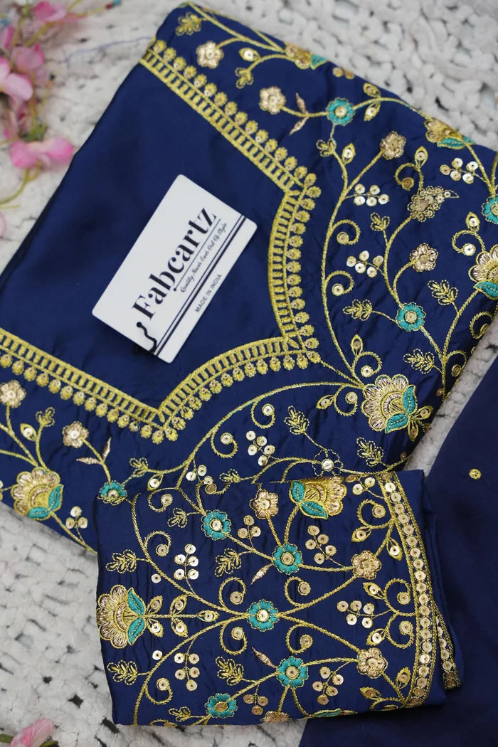 Beautiful South Indian Style Half Saree with Embroidery Blouse and Dupatta for Women | Ishita