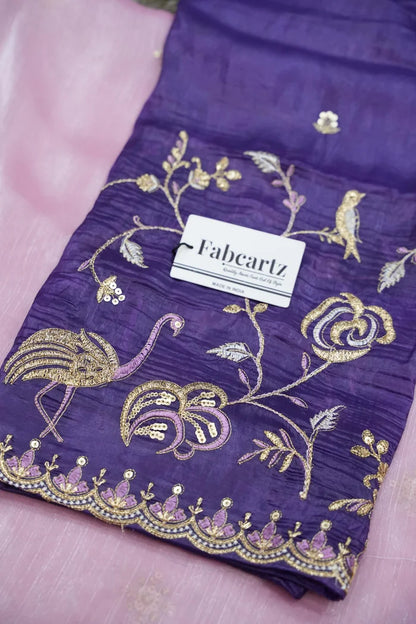 దక్షిణ భారత పండుగ సాంప్రదాయ హాఫ్ చీర (ఛవి) 