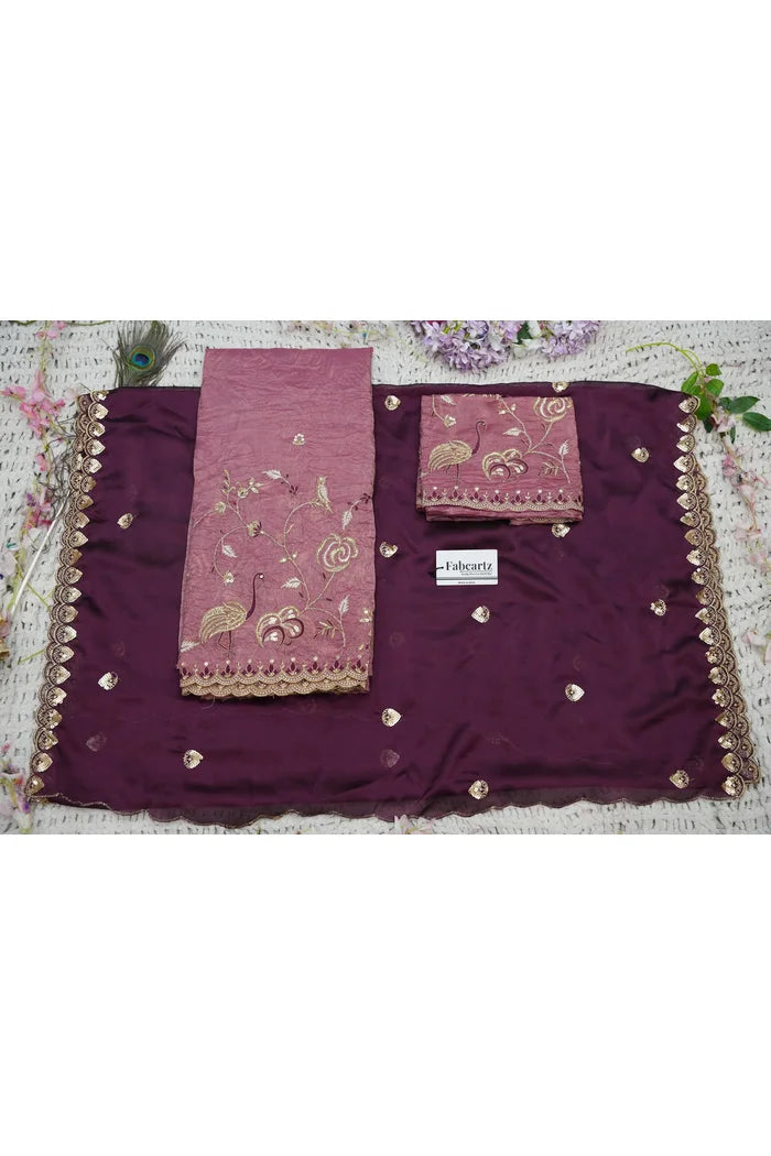 దక్షిణ భారత పండుగ సాంప్రదాయ హాఫ్ చీర (ఛవి) 