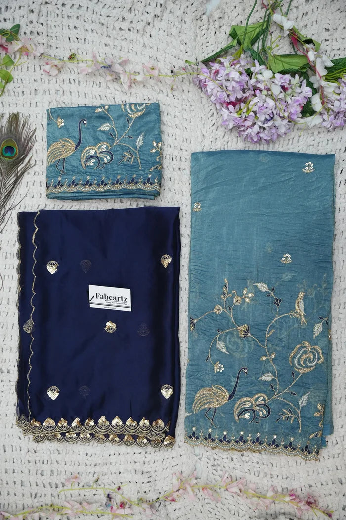 దక్షిణ భారత పండుగ సాంప్రదాయ హాఫ్ చీర (ఛవి) 