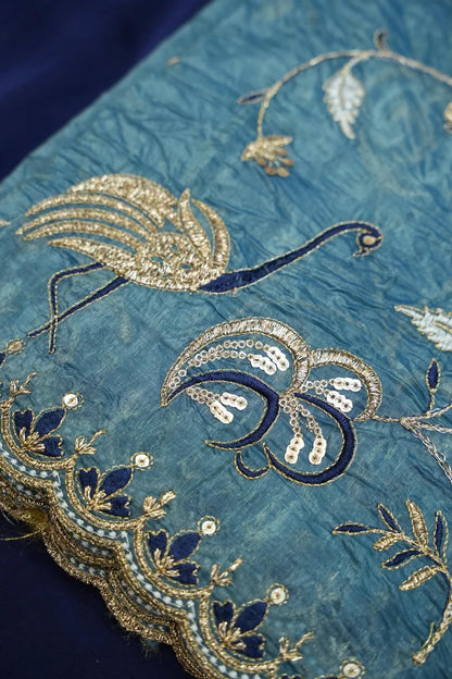 దక్షిణ భారత పండుగ సాంప్రదాయ హాఫ్ చీర (ఛవి) 