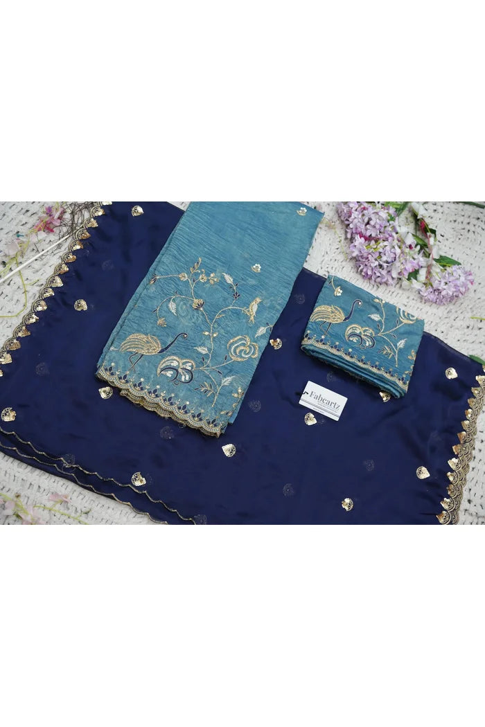 దక్షిణ భారత పండుగ సాంప్రదాయ హాఫ్ చీర (ఛవి) 