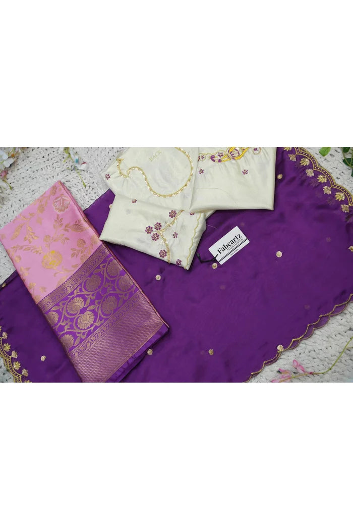 దక్షిణ భారత పండుగ సాంప్రదాయ హాఫ్ చీర (ఛవి) 