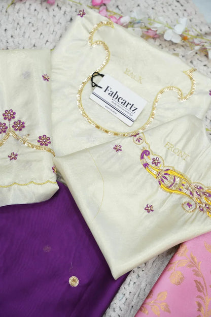 దక్షిణ భారత పండుగ సాంప్రదాయ హాఫ్ చీర (ఛవి) 