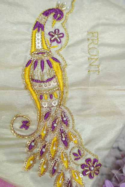 దక్షిణ భారత పండుగ సాంప్రదాయ హాఫ్ చీర (ఛవి) 