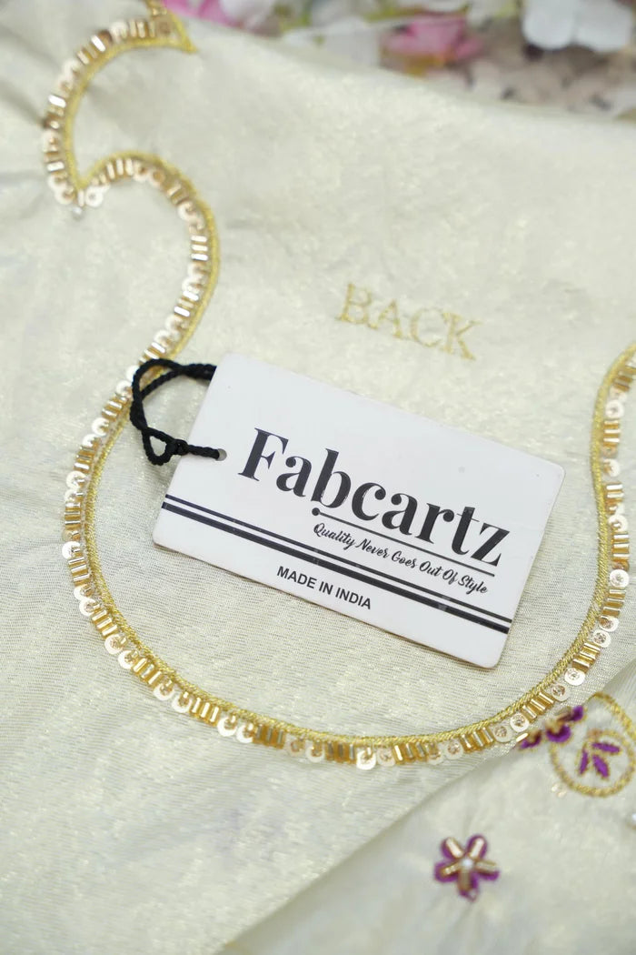 దక్షిణ భారత పండుగ సాంప్రదాయ హాఫ్ చీర (ఛవి) 