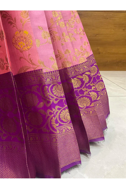 దక్షిణ భారత పండుగ సాంప్రదాయ హాఫ్ చీర (ఛవి) 