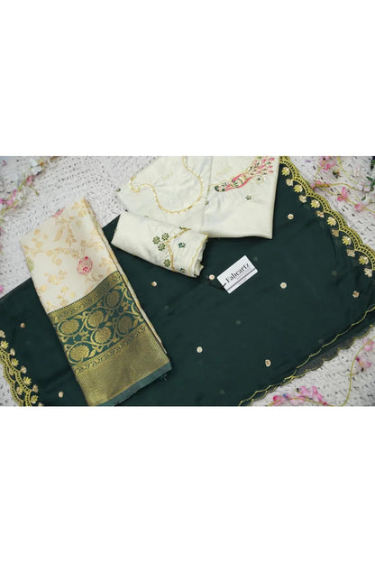 దక్షిణ భారత పండుగ సాంప్రదాయ హాఫ్ చీర (ఛవి) 