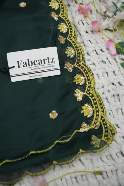 దక్షిణ భారత పండుగ సాంప్రదాయ హాఫ్ చీర (ఛవి) 