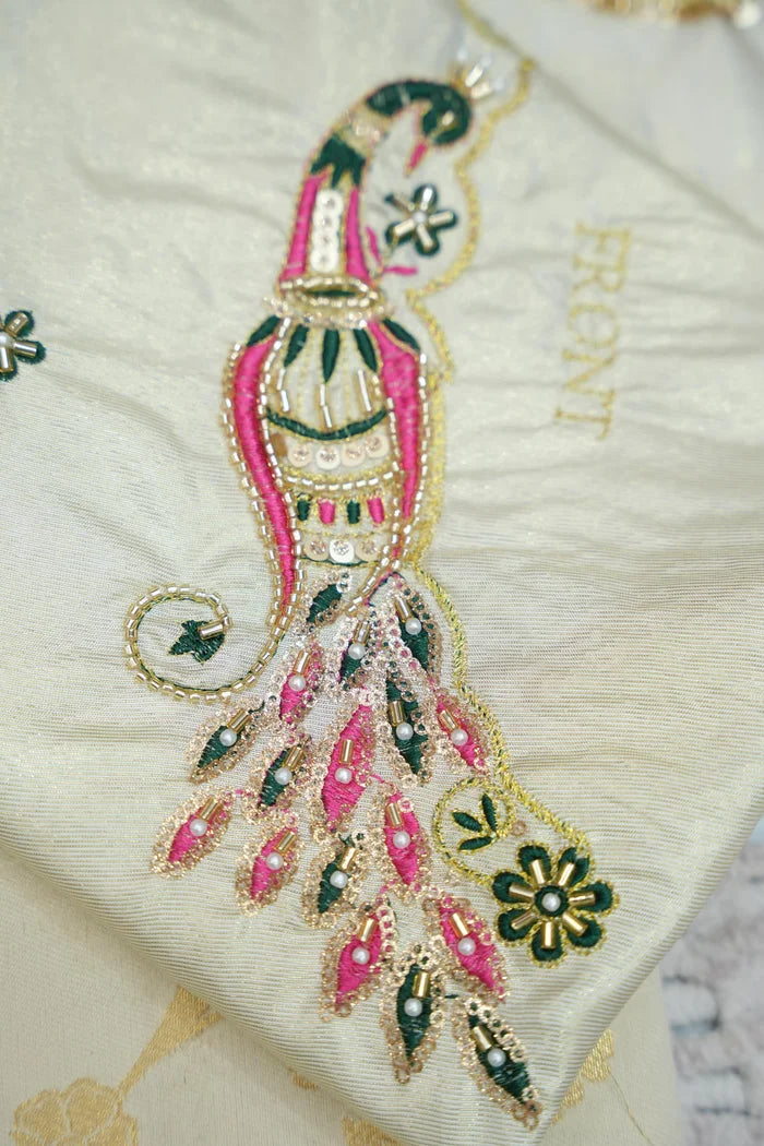 దక్షిణ భారత పండుగ సాంప్రదాయ హాఫ్ చీర (ఛవి) 