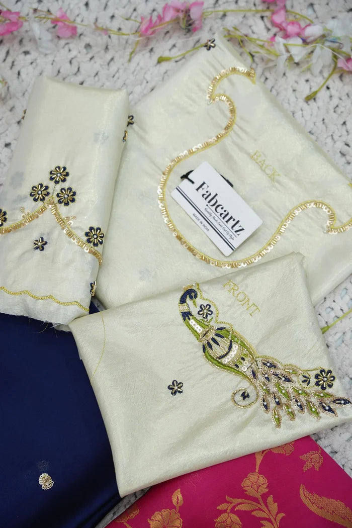 దక్షిణ భారత పండుగ సాంప్రదాయ హాఫ్ చీర (ఛవి) 