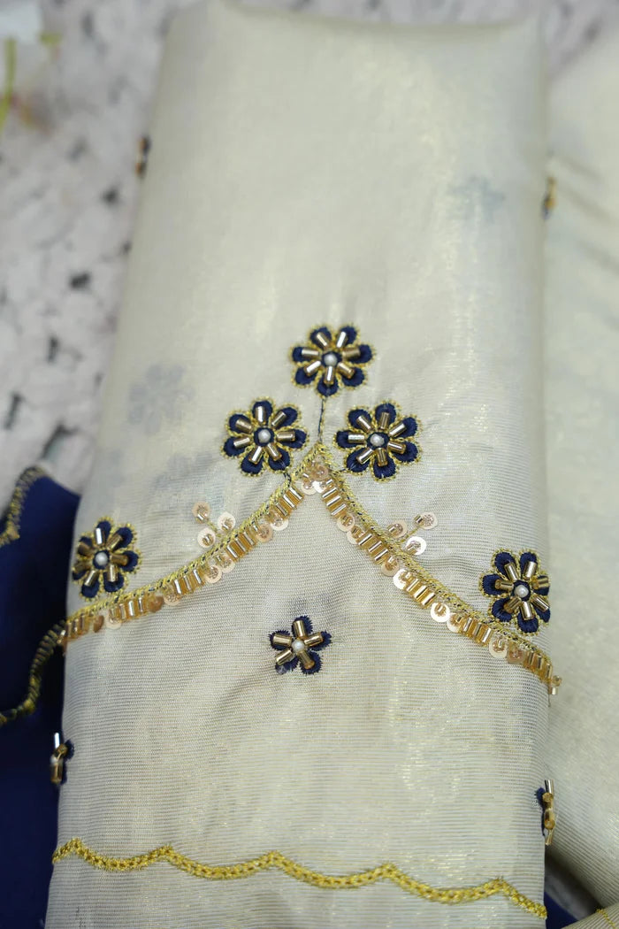 దక్షిణ భారత పండుగ సాంప్రదాయ హాఫ్ చీర (ఛవి) 