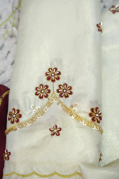 దక్షిణ భారత పండుగ సాంప్రదాయ హాఫ్ చీర (ఛవి) 