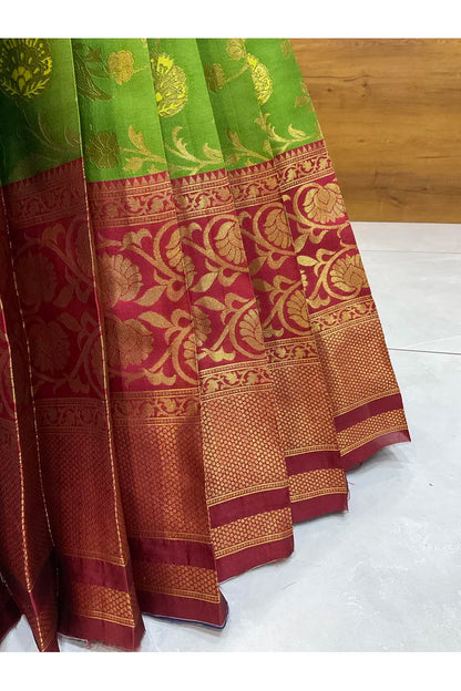 దక్షిణ భారత పండుగ సాంప్రదాయ హాఫ్ చీర (ఛవి) 