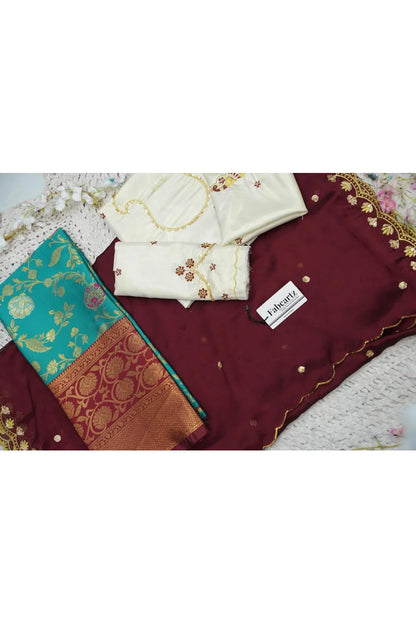 దక్షిణ భారత పండుగ సాంప్రదాయ హాఫ్ చీర (ఛవి) 