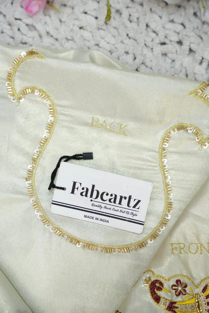 దక్షిణ భారత పండుగ సాంప్రదాయ హాఫ్ చీర (ఛవి) 