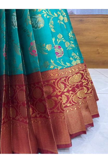 దక్షిణ భారత పండుగ సాంప్రదాయ హాఫ్ చీర (ఛవి) 