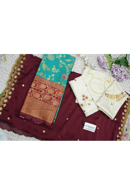 దక్షిణ భారత పండుగ సాంప్రదాయ హాఫ్ చీర (ఛవి) 