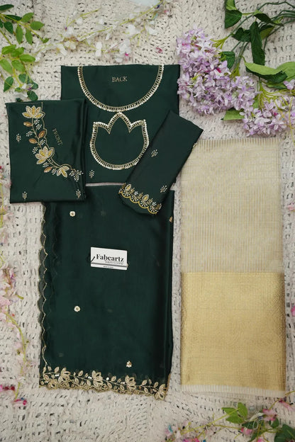 దక్షిణ భారత పండుగ సాంప్రదాయ హాఫ్ చీర (ఛవి) 