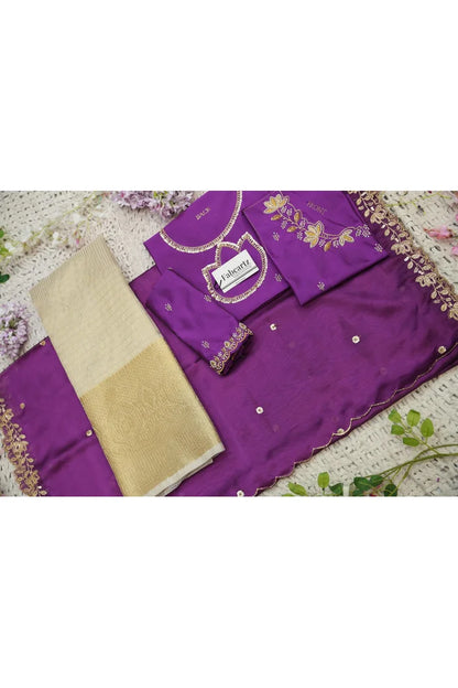 దక్షిణ భారత పండుగ సాంప్రదాయ హాఫ్ చీర (ఛవి) 