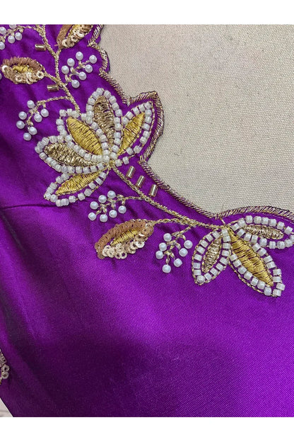 దక్షిణ భారత పండుగ సాంప్రదాయ హాఫ్ చీర (ఛవి) 