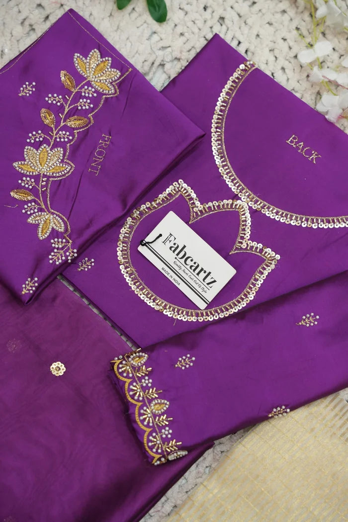 దక్షిణ భారత పండుగ సాంప్రదాయ హాఫ్ చీర (ఛవి) 