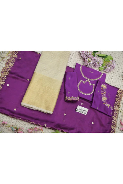 దక్షిణ భారత పండుగ సాంప్రదాయ హాఫ్ చీర (ఛవి) 