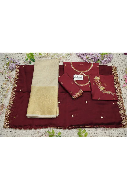 దక్షిణ భారత పండుగ సాంప్రదాయ హాఫ్ చీర (ఛవి) 