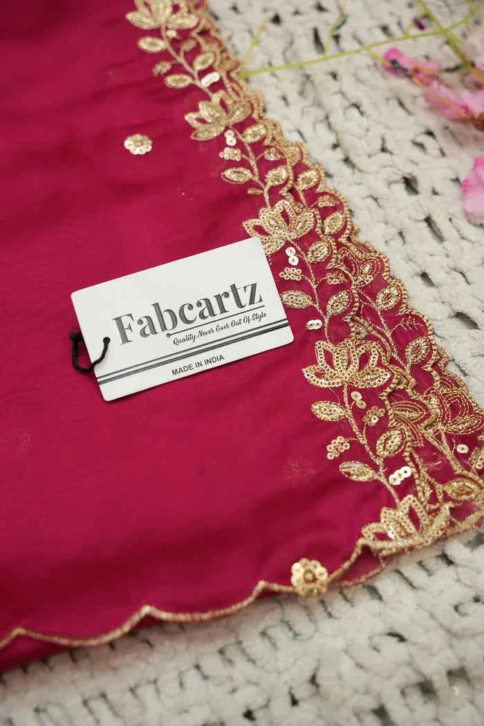 దక్షిణ భారత పండుగ సాంప్రదాయ హాఫ్ చీర (ఛవి) 