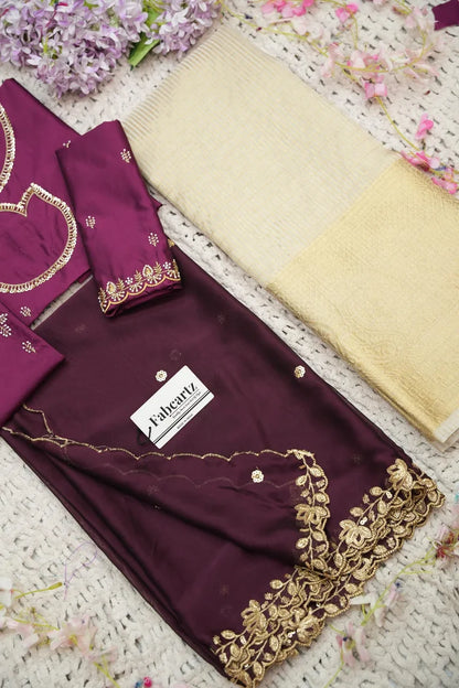 దక్షిణ భారత పండుగ సాంప్రదాయ హాఫ్ చీర (ఛవి) 