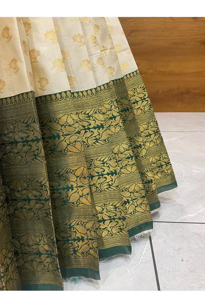 దక్షిణ భారత పండుగ సాంప్రదాయ హాఫ్ చీర (ఛవి) 