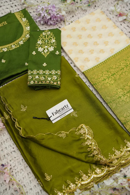 దక్షిణ భారత పండుగ సాంప్రదాయ హాఫ్ చీర (ఛవి) 