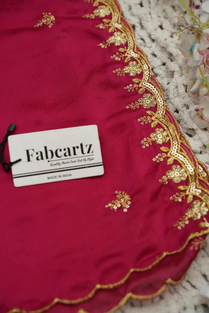 దక్షిణ భారత పండుగ సాంప్రదాయ హాఫ్ చీర (ఛవి) 