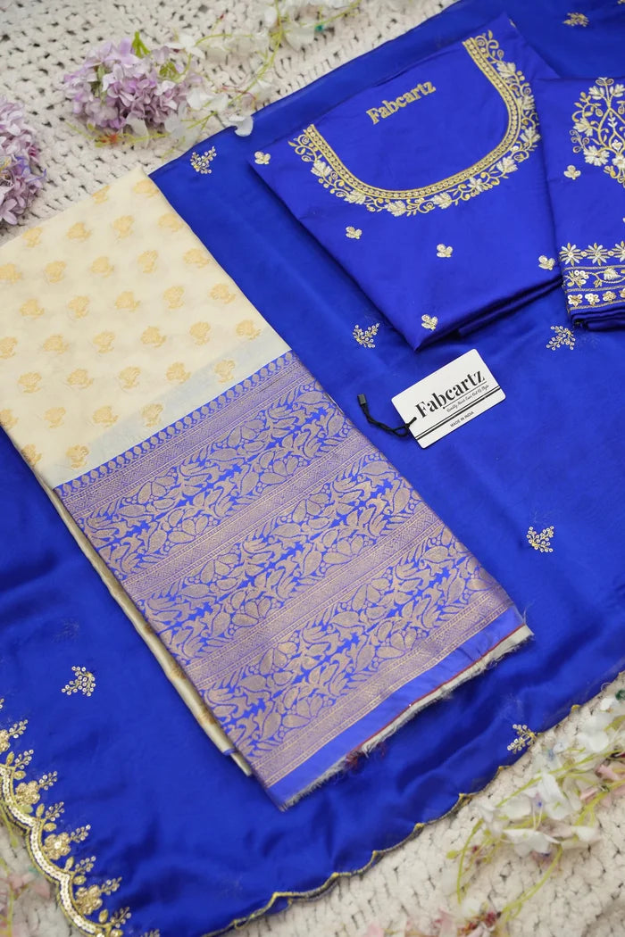 దక్షిణ భారత పండుగ సాంప్రదాయ హాఫ్ చీర (ఛవి) 