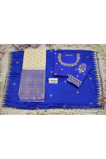 దక్షిణ భారత పండుగ సాంప్రదాయ హాఫ్ చీర (ఛవి) 