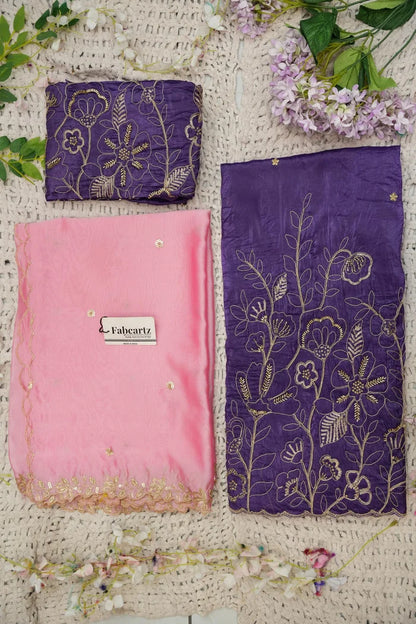 Beautiful South Indian Style Gold Crush Half Saree with Hand Work and Beads Work Blouse and Dupatta for Women | SitaRamam Kv