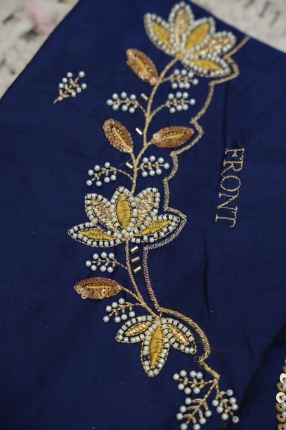 దక్షిణ భారత పండుగ సాంప్రదాయ హాఫ్ చీర (ఛవి) 