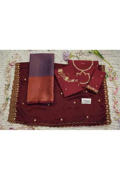 దక్షిణ భారత పండుగ సాంప్రదాయ హాఫ్ చీర (ఛవి) 