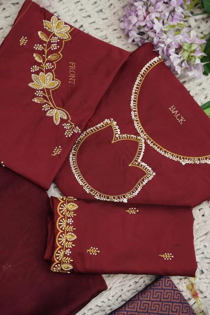 దక్షిణ భారత పండుగ సాంప్రదాయ హాఫ్ చీర (ఛవి) 