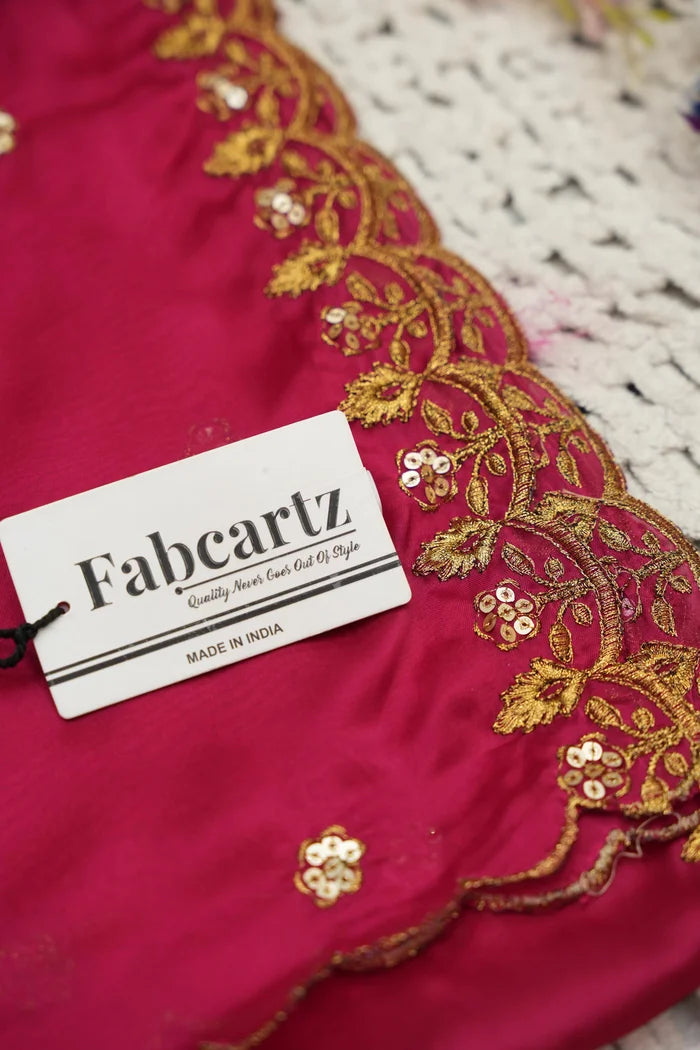 దక్షిణ భారత పండుగ సాంప్రదాయ హాఫ్ చీర (ఛవి) 