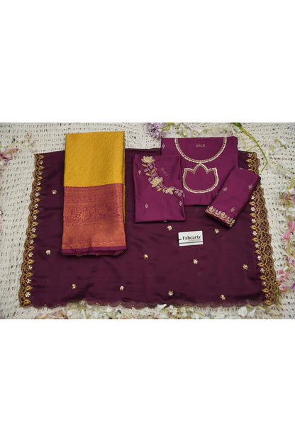 దక్షిణ భారత పండుగ సాంప్రదాయ హాఫ్ చీర (ఛవి) 