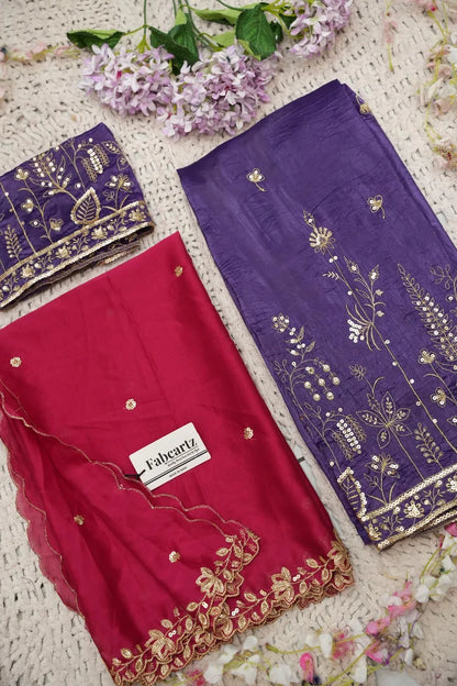 దక్షిణ భారత పండుగ సాంప్రదాయ హాఫ్ చీర (ఛవి) 