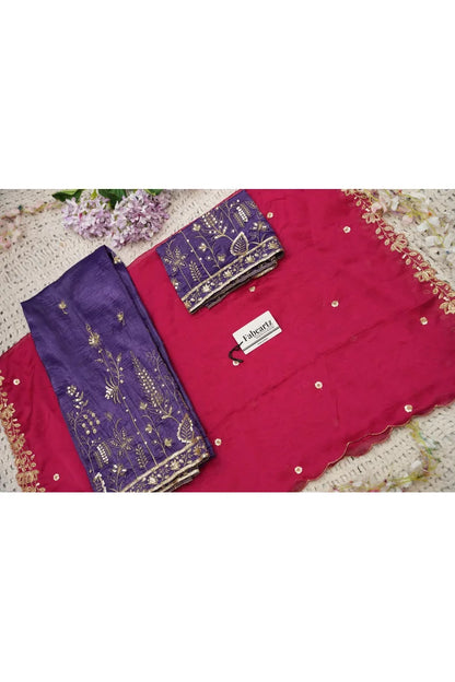 దక్షిణ భారత పండుగ సాంప్రదాయ హాఫ్ చీర (ఛవి) 