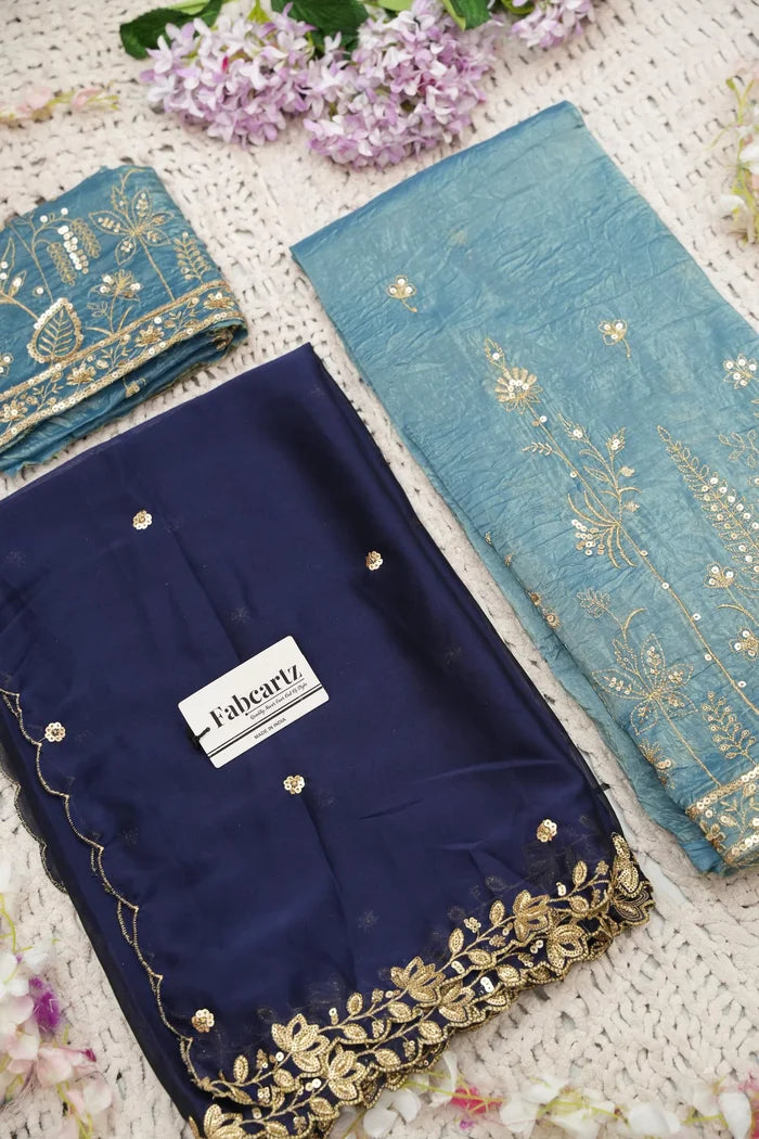 దక్షిణ భారత పండుగ సాంప్రదాయ హాఫ్ చీర (ఛవి) 