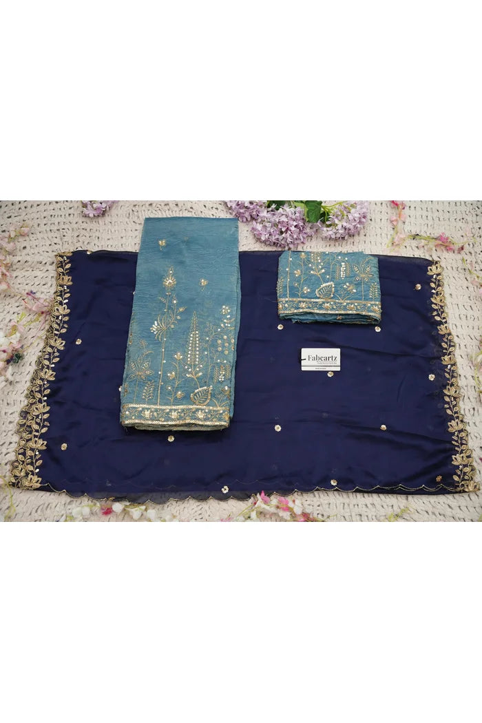 దక్షిణ భారత పండుగ సాంప్రదాయ హాఫ్ చీర (ఛవి) 