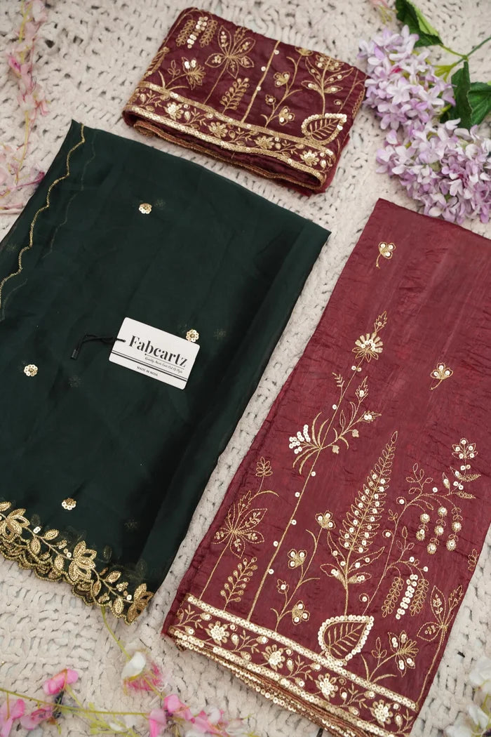 దక్షిణ భారత పండుగ సాంప్రదాయ హాఫ్ చీర (ఛవి) 