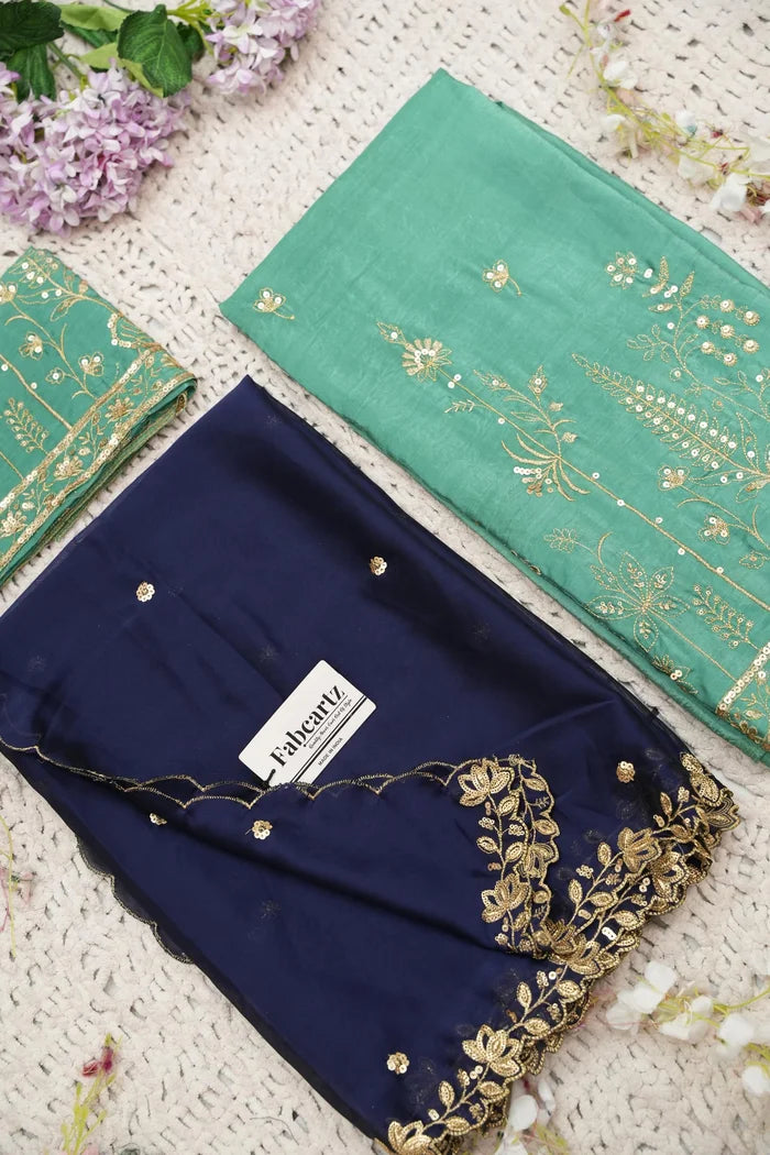 దక్షిణ భారత పండుగ సాంప్రదాయ హాఫ్ చీర (ఛవి) 