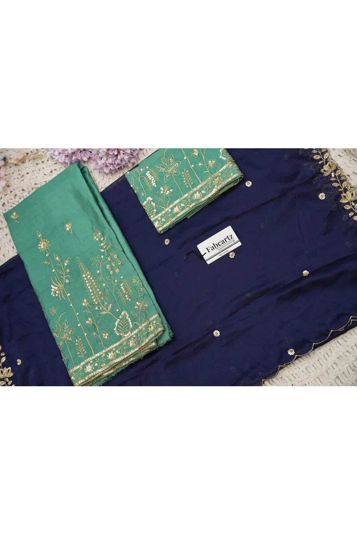 దక్షిణ భారత పండుగ సాంప్రదాయ హాఫ్ చీర (ఛవి) 